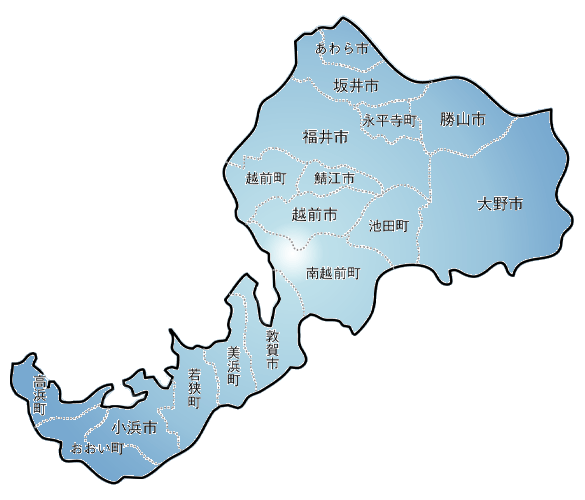 福井県地図