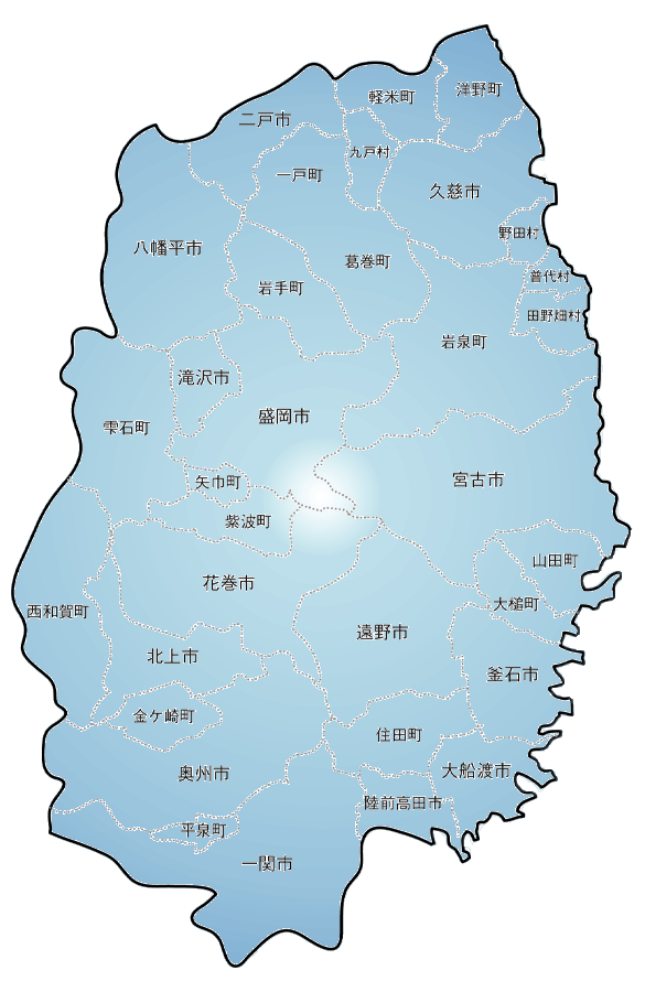 岩手県地図