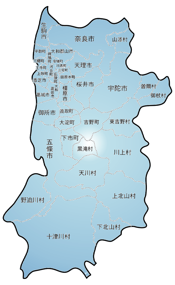 奈良県地図