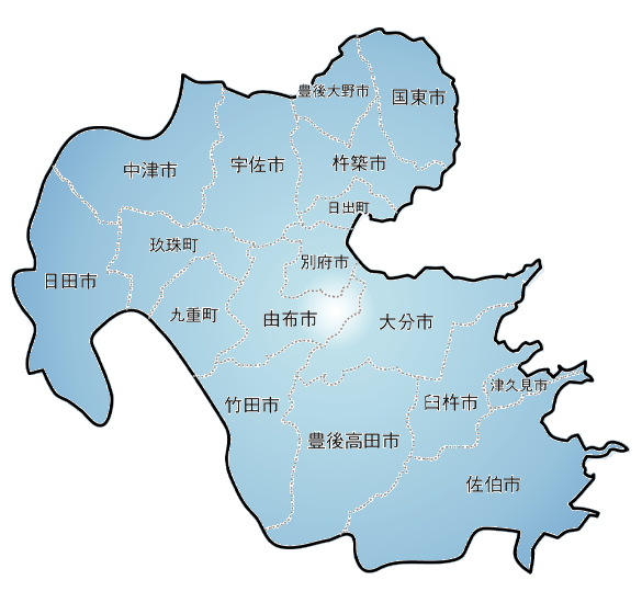 大分県地図