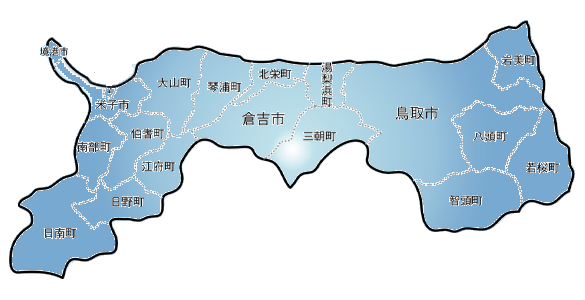 鳥取県地図