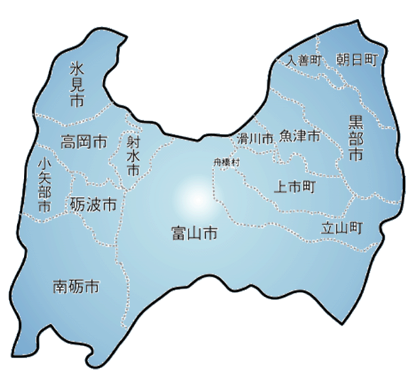 富山県地図