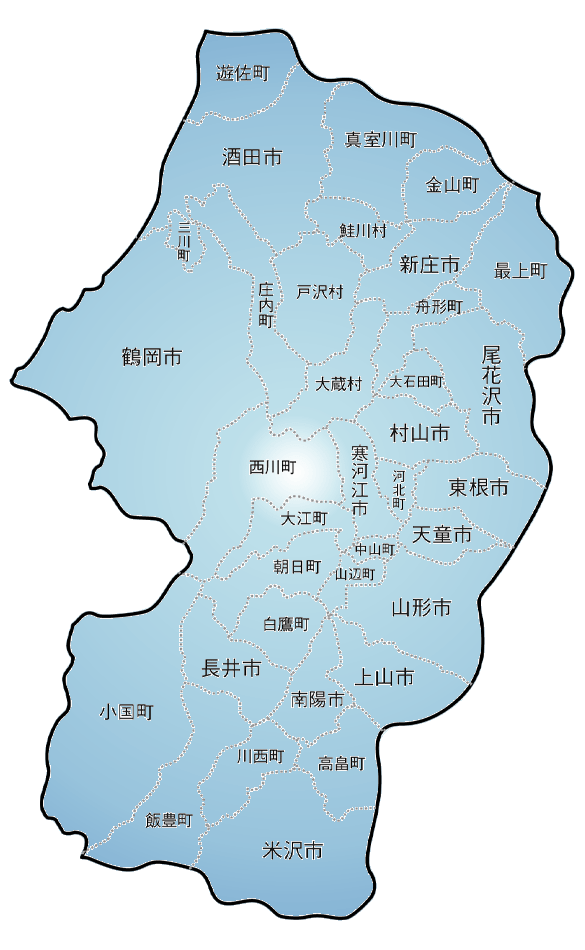 山形県地図